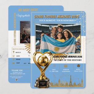 Cartões de Memórias de Futebol Global 2026
