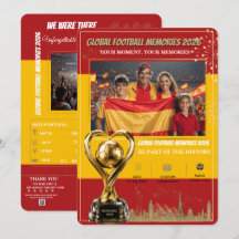 Cartões de Memórias de Futebol Global 2026