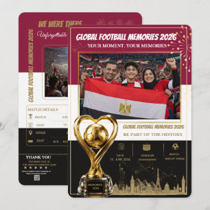 Cartões de Memórias Globais de Futebol 2026