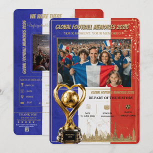 Cartões de Memórias Globais de Futebol 2026