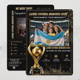 Cartões de Memórias Globais de Futebol 2026