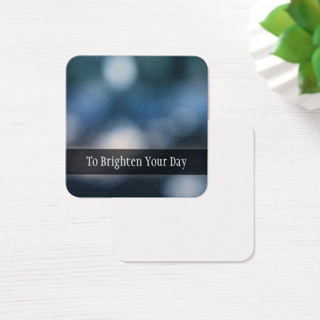 Cartões de mensagem de Abstrato de fotografia de b (Mesa)