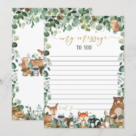 Cartões de Mensagem de Cápsula Horária de Animais 