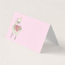 Cartões de menu de Festa de aniversário Llama