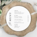 Cartões de Menu do Círculo de Mesa de Casamento El<br><div class="desc">Cartões de Mesa de Casamento Elegante 5x7" Cartões de Menu Plana Caligrafia Elegante Comer e Beber Menus de Casamento | Caligrafia Simples Menus De Casamento Russo,  Menus De Casamento Russo,  Menu De Casamento Floral,  Menu De Mesa De Casamento</div>