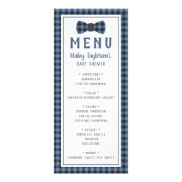 Cartões de Menus Pequenos, Chá de fraldas