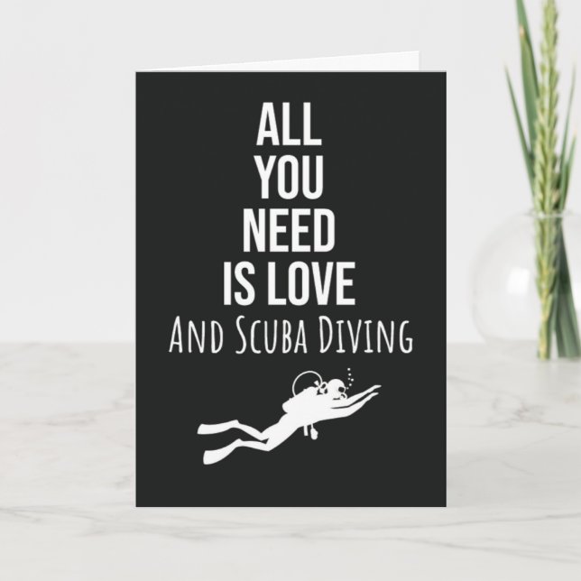 Cartões de mergulho de scuba mergulhador esportes  (Frente)