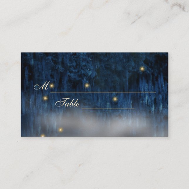 Cartões de Mesa Bayou Bliss (Frente)