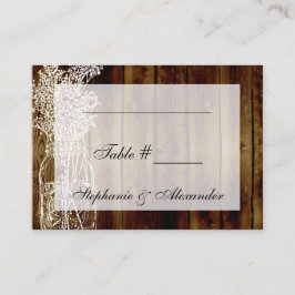 Cartões de Mesa de Carimbo Mason Jar