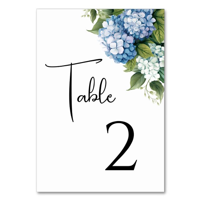Cartões de Mesa de Casamento (Frente)