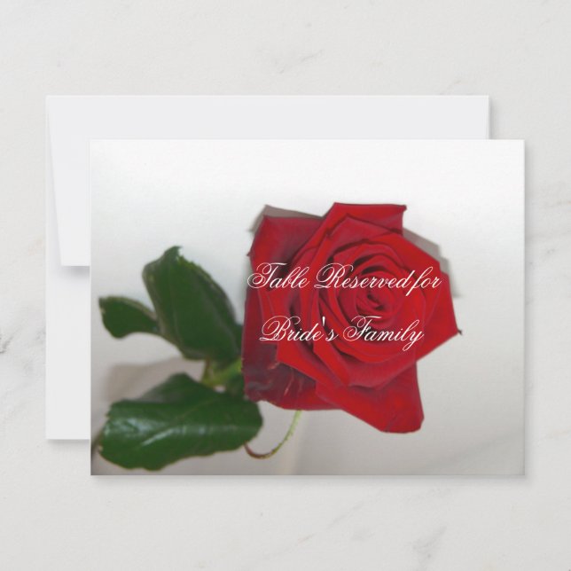 Cartões de Mesa de Casamento (Frente)