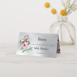 Cartões de mesa de casamento de Rosas de inverno c