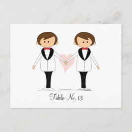 Cartões de Mesa de Casamento e Casamento