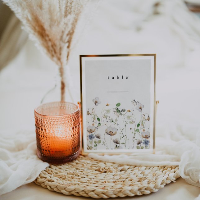 Cartões de Mesa de Casamento Floral (Criador carregado)