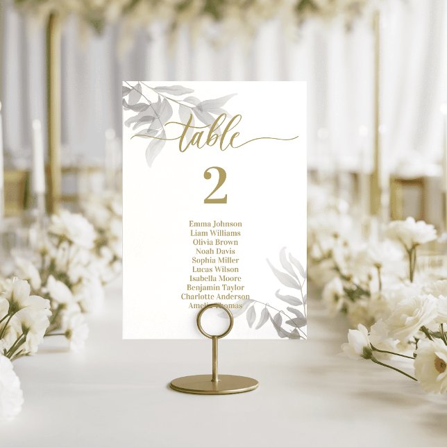 Cartões de Mesa de Casamento Verde Esmeralda (Modern Black Gold Wedding Table Cards Seating Plan)