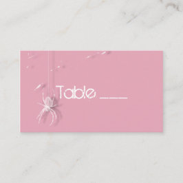 Cartões de Mesa de Cobardas e Aranhas Brancas