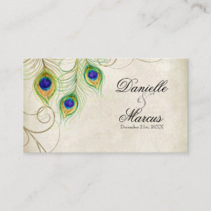 Cartões de Mesa de Escolta - Conjunto de Casamento