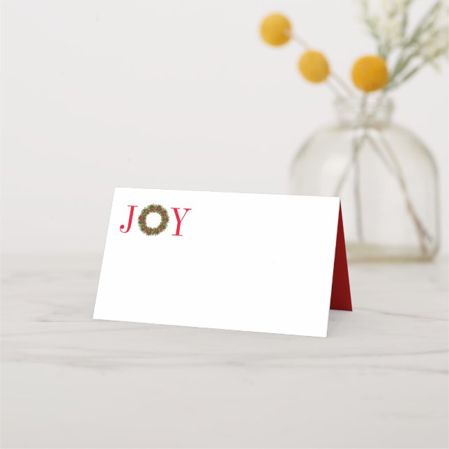 Cartões de Mesa de Natal (Frente)