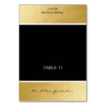 Cartões de Mesa de Nome de Casamento Personalizado