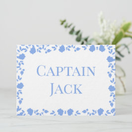 Cartões de Mesa de Nomes de Música Bonito Romântic