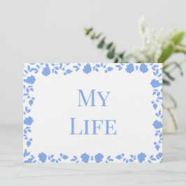 Cartões de Mesa de Nomes de Música Bonito Romântic