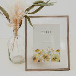 Cartões de Mesa Floral de Casamento Rustic Waterco
