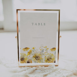 Cartões de Mesa Floral de Casamento Rustic Waterco