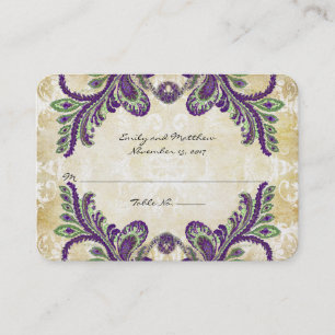 Cartões de Mesa Vintley Damask