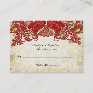 Cartões de Mesa Vintley Damask