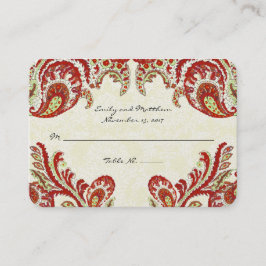 Cartões de Mesa Vintley Damask