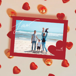 Cartões de Namorados de Fotografia do Amor