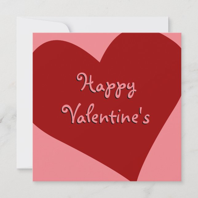 Cartões de namorados Personalizados (Frente)