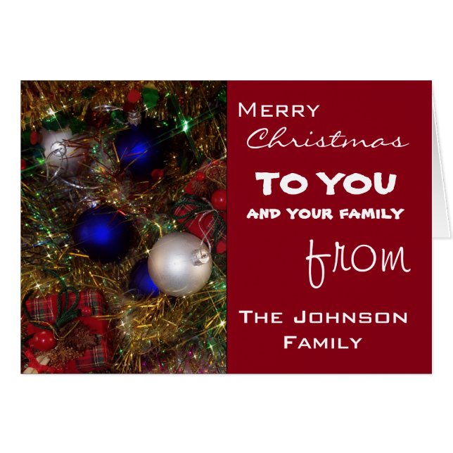 Cartões de natal (Frente Horizontal)