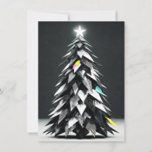 Cartões de Natal Abstratos Únicos