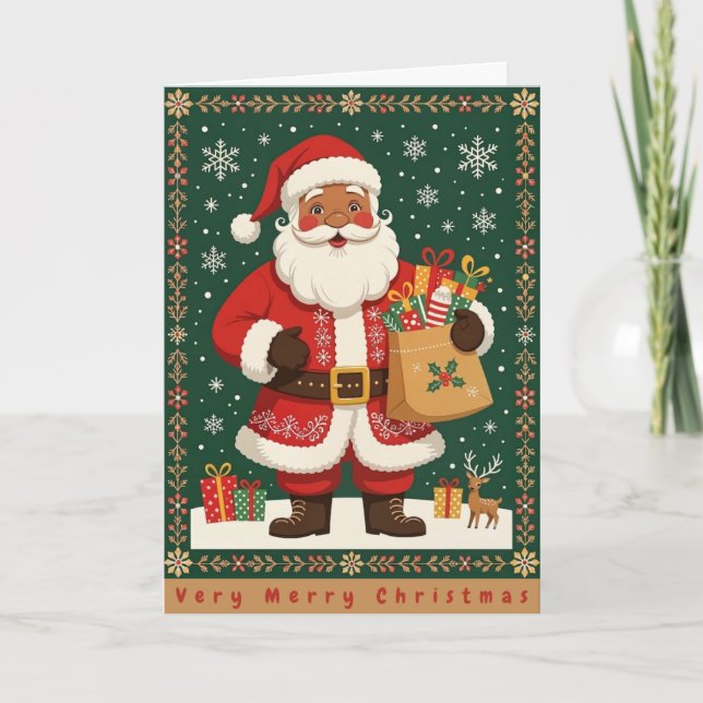 Cartões de Natal Alegres (Frente)
