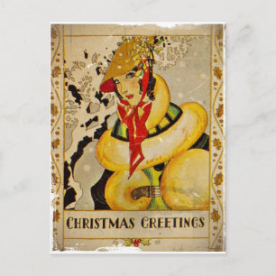 Cartões de natal Art Deco