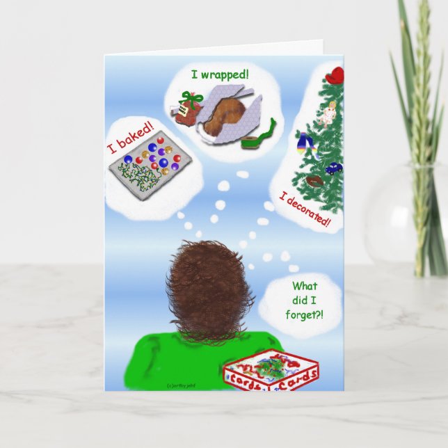 Cartões de natal atrasados (Frente)