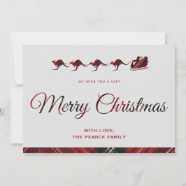 Cartões de Natal Austrália Feliz Natal Papai Noel 
