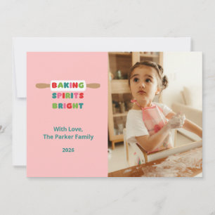 Cartões de Natal Baking Spirits Bright