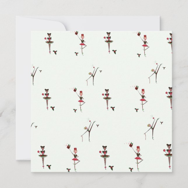  Cartões de Natal balé (Frente)