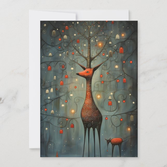 Cartões de Natal bonitos - Cartões de Natal únicos (Frente)