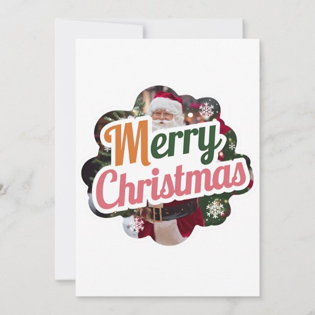 Cartões de Natal Bonitos: Novo modelo Adorável (Frente)