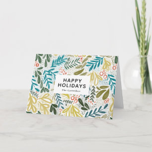 Cartões de natal Botânico de Bramble