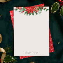 Cartões de Natal com Folhagem Verde Festiva