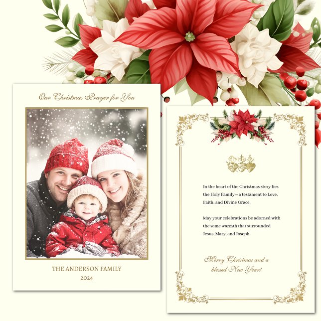 Cartões de Natal com Foto Católicos Jesus Maria Jo (Criador carregado)