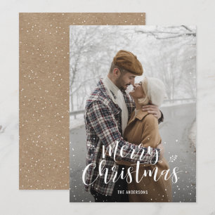 Cartões de Natal com Fotografias da Neve Kraft Le