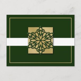 cartões de natal corporativo elegante de ouro ver