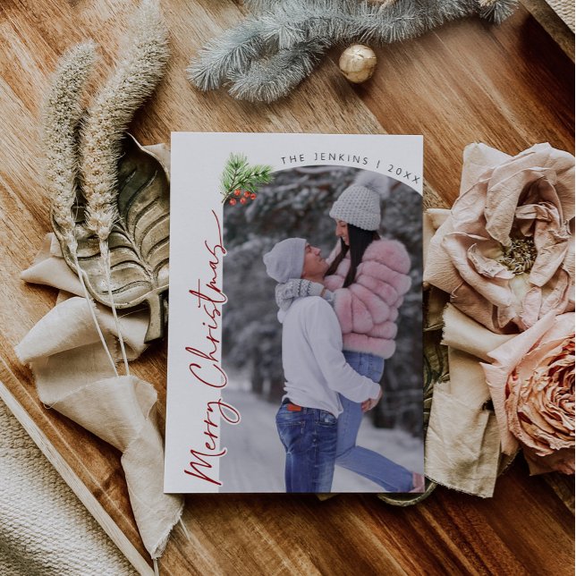 Cartões de Natal da Família Arch Photo (Criador carregado)