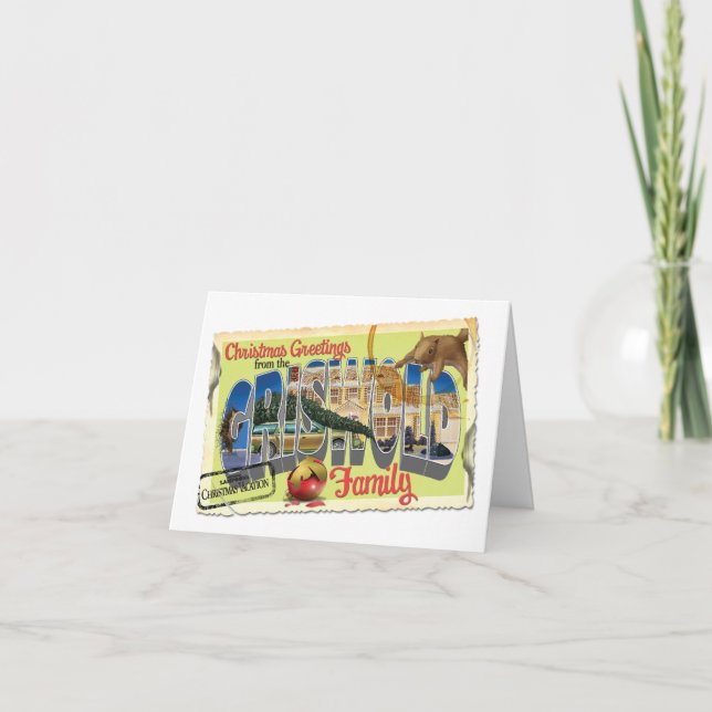 Cartões de natal da família Griswold (Frente)