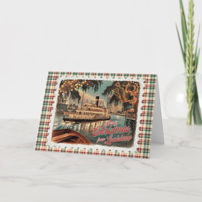 Cartões de natal da Louisiana (Frente)